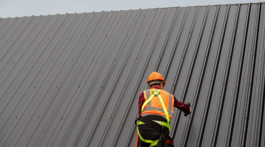 Professional metal roof installation services in Olyphant, PA